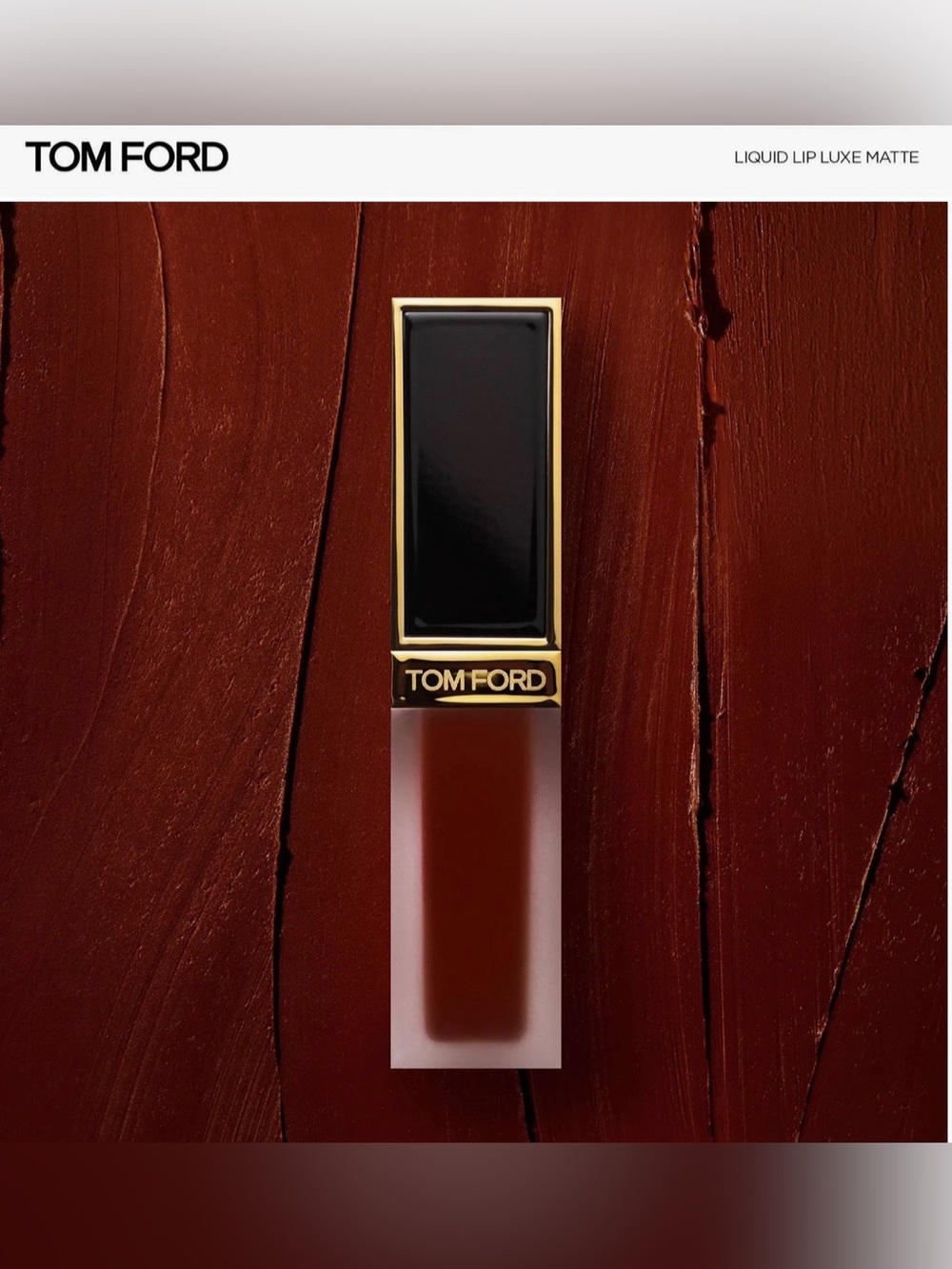 NIB Tom Ford Liquid Lip Luxe Matte- 123 Devoted